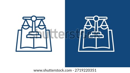 Constitution Outline, with light and dark background