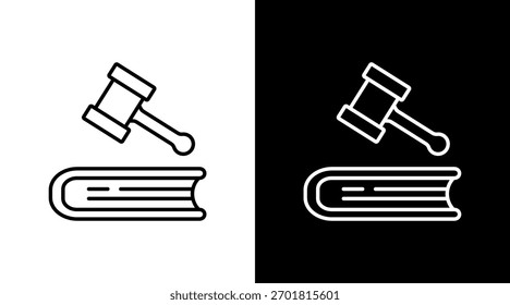 Verfassung Weiß Icon Set Design