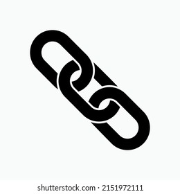 Constraint Icon. Chain, Connected Symbol - Vector. 