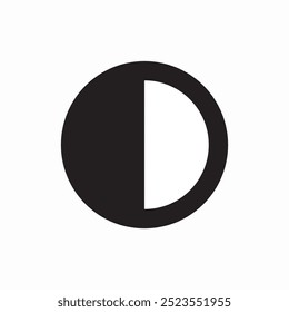 constrast brightness icon sign vector