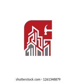 constrcution logo design , city logo , architectre logo , vector , icon