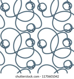 Constrictor Knot Seamless Pattern