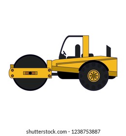 Construciton compacter vehicle
