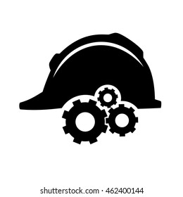 Construct building logo, Industrial working concept icons vector.