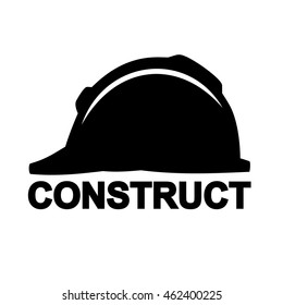 Construir logotipo de construcción, vectores de iconos de concepto de trabajo industrial.