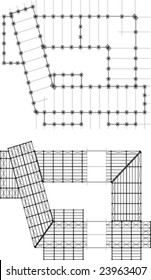 construct view of industrial building