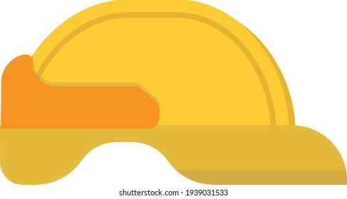Accesorios de construcción. Las cosas para la construcción y la renovación. Casco de seguridad.