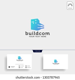 Construction architect logo design icon vector element
