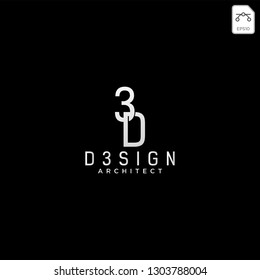 Construction architect logo design icon vector element