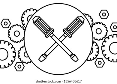 construction architectural cartoon