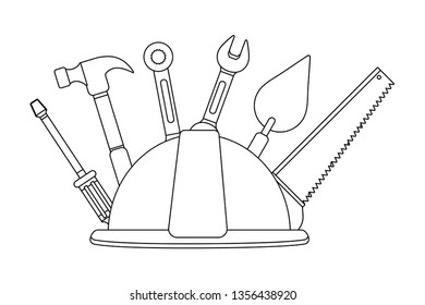 construction architectural cartoon