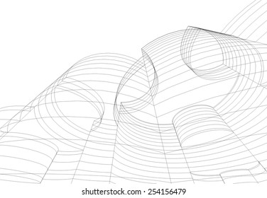 Construction architecture. Building concept