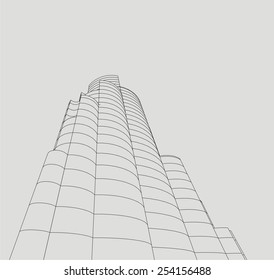 Construction architecture. Building concept
