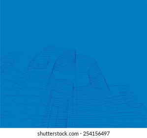 Construction architecture. Building concept