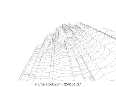 Construction architecture. Building concept