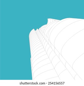 Construction architecture. Building concept