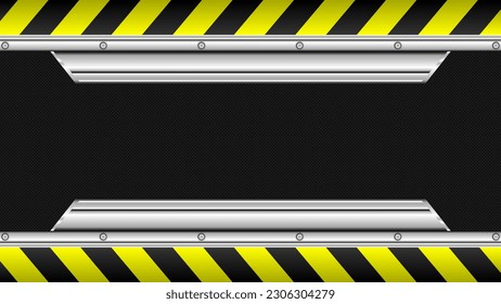 construction background with copy space area