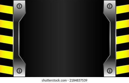 Construction background isolated on a black background
