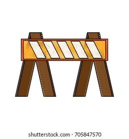 construction barrier icon