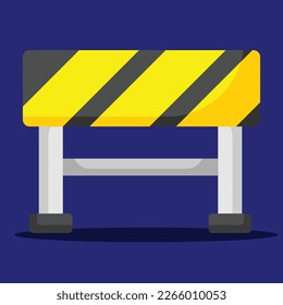 Icono de barrera de construcción. Subestable para la construcción, la renovación de la casa, etc.