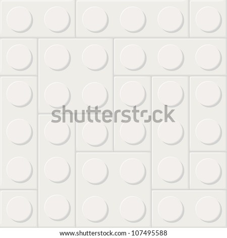 Construction blocks (removable pieces). Vector illustration