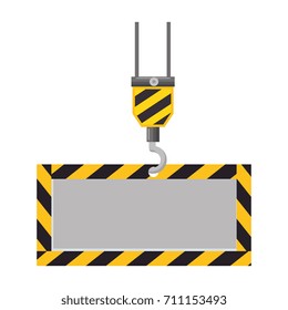 construction board hanging icon