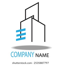 Konstruktion Marke Logo, Vektorgrafik 