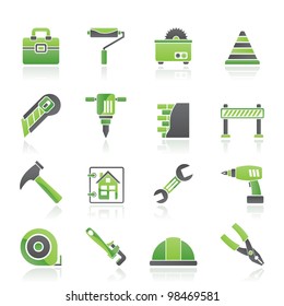 Construction and building Icons - vector icon set