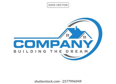 Construction Building Logo Design Vector template