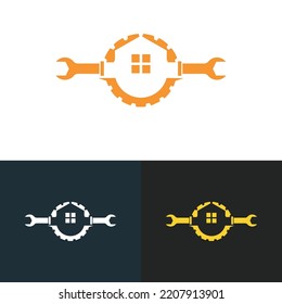 Vector de diseño de iconos de los logotipos de construcción. Edificios. Inmobiliaria. Ilustración del vector