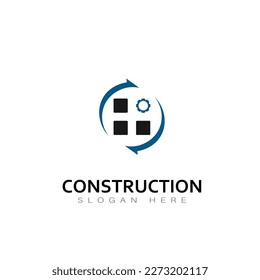 Construction Building Logo Icon Design Vector