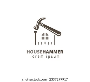 Vector de diseño de logotipo de construcción