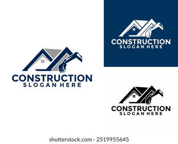 Construction Building Logo Icon Design Vector, Abstract building logo for real estate company or business, construction company