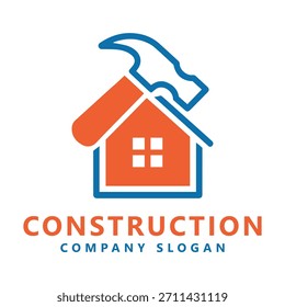 Diseño de icono de logotipo de edificio de construcción