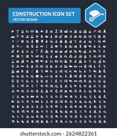 Construction And Building Vector Icon Set
