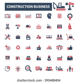 iconos del negocio de la construcción
