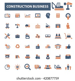 construction business icons
