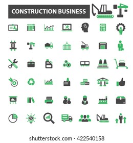 construction business icons
