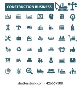 construction business icons
