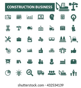 construction business icons
