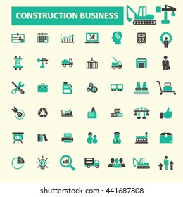 construction business icons