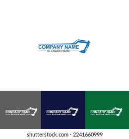 Firmenlogo für Bauwirtschaft. Konstruktion, Vektorgrafik-Logo-Design.