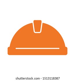 Construction Cap Icon. Safety Hat Icon.