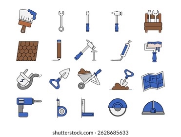 Construction And Carpentry Icon Pack