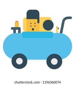 
Construction cart icon to carry material 
