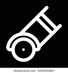 esquema del Vector del Carrito de construcción