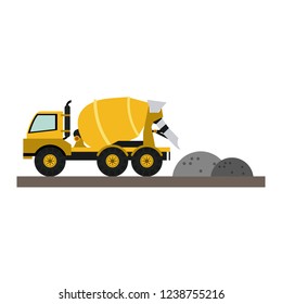 Construction cemet truck
