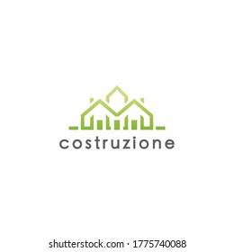 construction company logo. can be used as a logo or icon.