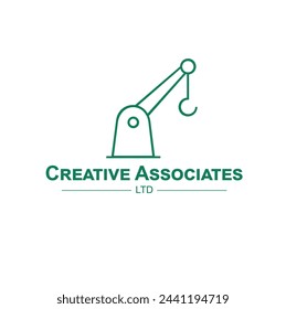 Ein Design des Firmenlogos von Bauunternehmen