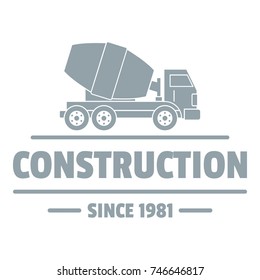 Construction company logo. Simple illustration of construction company vector logo for web
